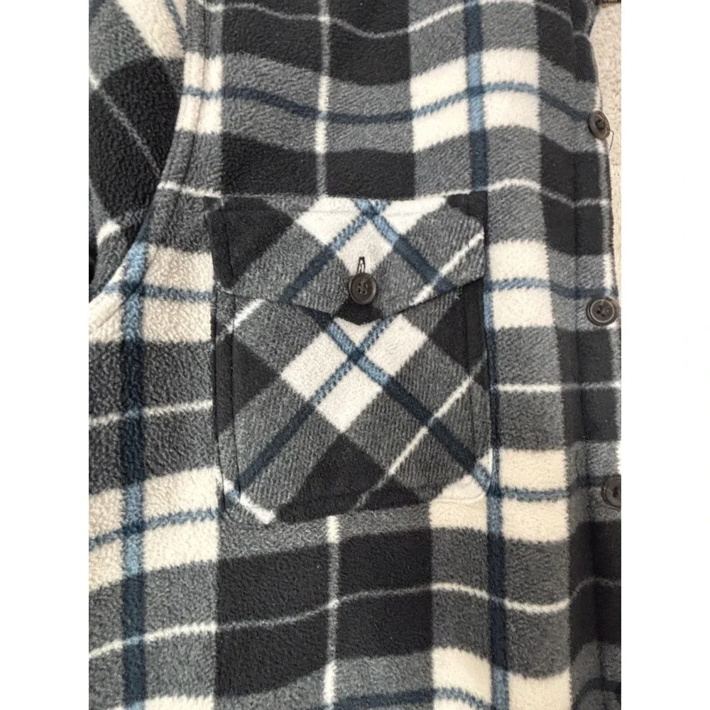 Freedom Foundry Flannel Plaid Sherpa Fleece Lined Shirt Jacket Men's Size XL